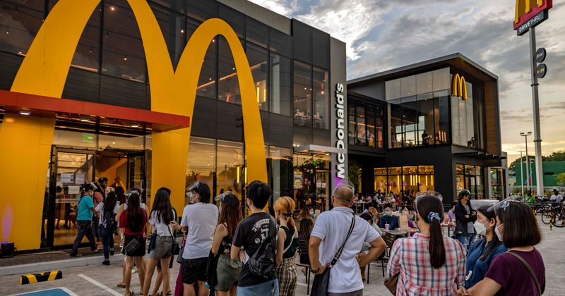 Woman bites into HUGE exotic spider while eating McDonald's wrap