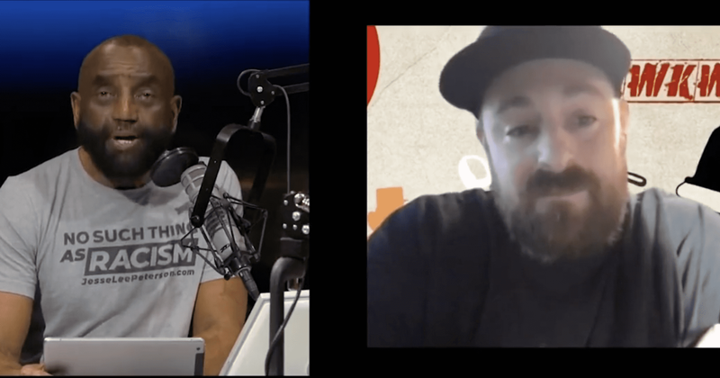 Pastor Jesse Lee Peterson dubbed ‘Nazi sympathizer’ for slogan tee DENYING racism exists