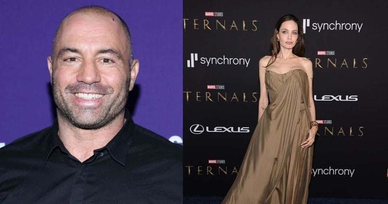 Joe Rogan under fire AGAIN as videos show him laughing at Angelina Jolie's Bell's palsy, mocking Asians