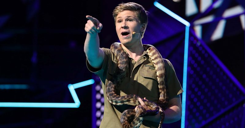 Steve Irwin’s son Robert, 18, ESCAPES 12-foot crocodile in terrifying video