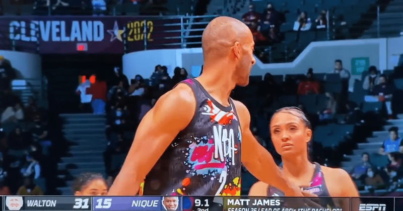 'Bro copped a feel': Matt James trolled for touching Brittney Elena's chest at All-Star game