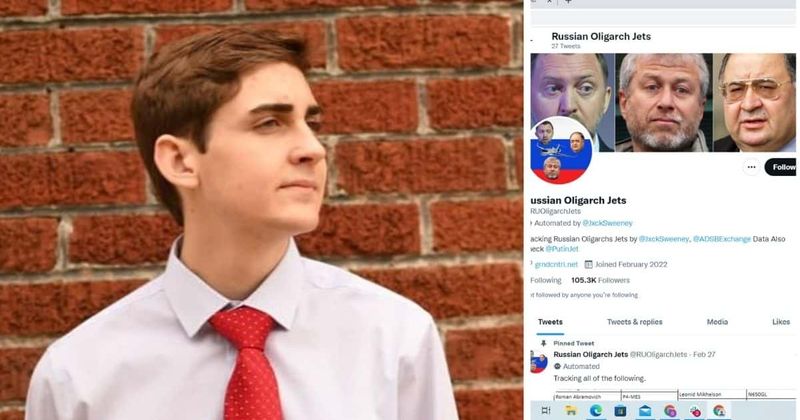 Jake Sweeney: Teen who tracked Elon Musk's private jet is now tracking Russian billionaires' jets
