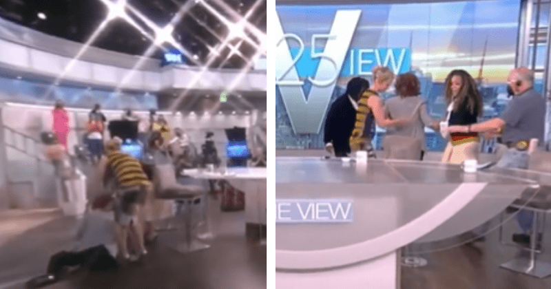 Fans worried after Joy Behar suffers nasty fall while heading on to 'The View' set