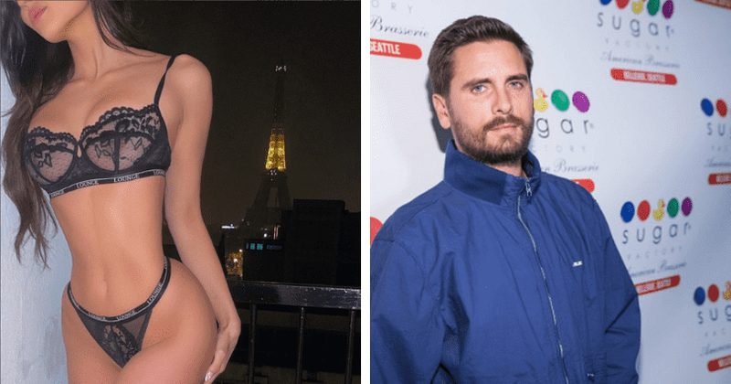 Scott Disick cheekily demands 'photo credit' as new GF Holly Scarfone flaunts her curves