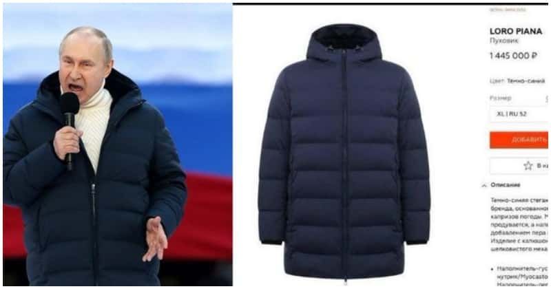 Putin SLAMMED for wearing $13k Loro Piana jacket while Russians suffer from poverty