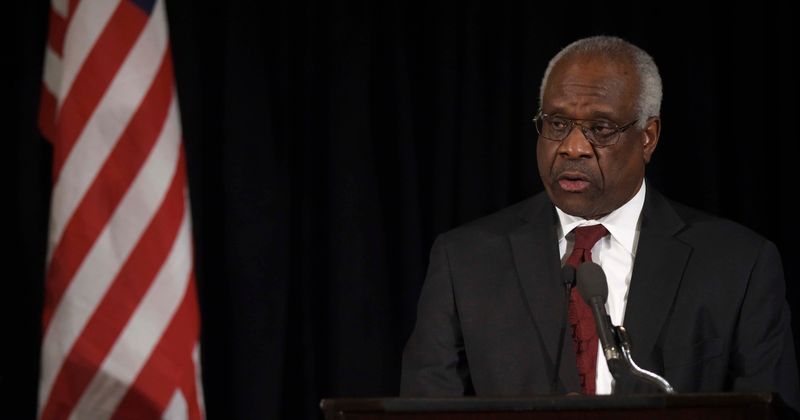 'I don’t give a f**k': Woke mob turns on justice Clarence Thomas as he lies in hospital bed