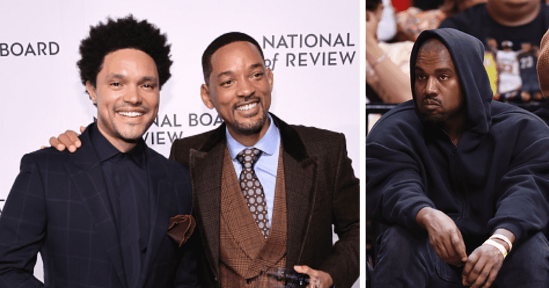 Trevor Noah accused of DOUBLE STANDARDS for supporting Will Smith but blasting Kanye West