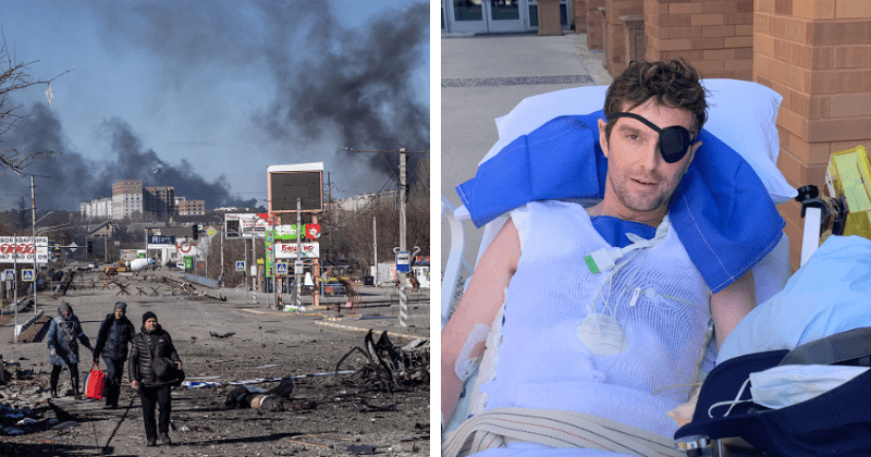 Fox News reporter Benjamin Hall wounded in Kyiv blast feels he's 'pretty damn lucky'