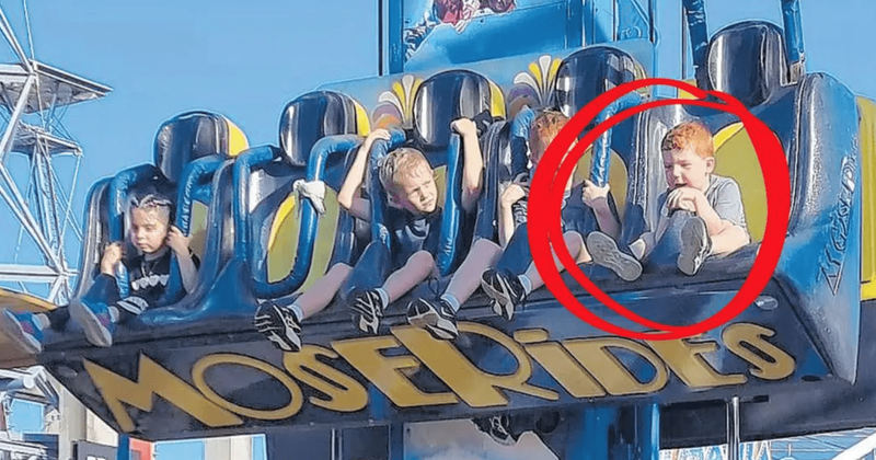 Tristan Curtis: Onlookers stop free fall ride after 4-yr-old's harness comes undone seconds before launch