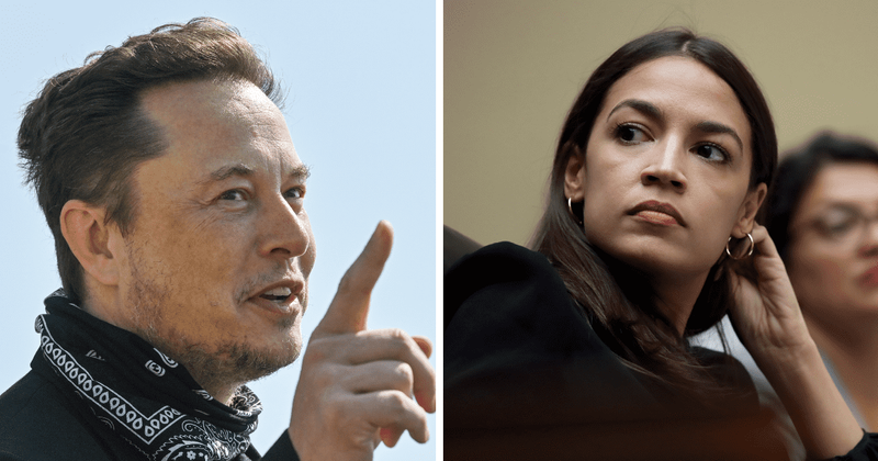 Elon Musk flatters himself asking AOC to stop 'hitting on him' as she links hate crimes to 'billionaire'
