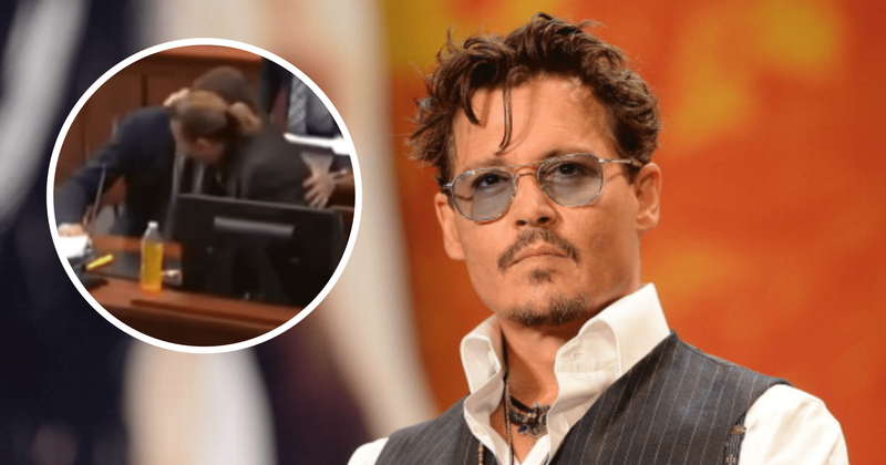 Elated Johnny Depp hugs his lawyer after judge DENIES Amber Heard's attempt to throw out case