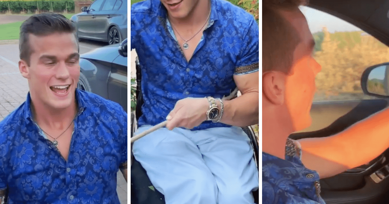 'Rumors are true': Madison Cawthorn slammed for driving speeding Mercedes with help of a STICK!