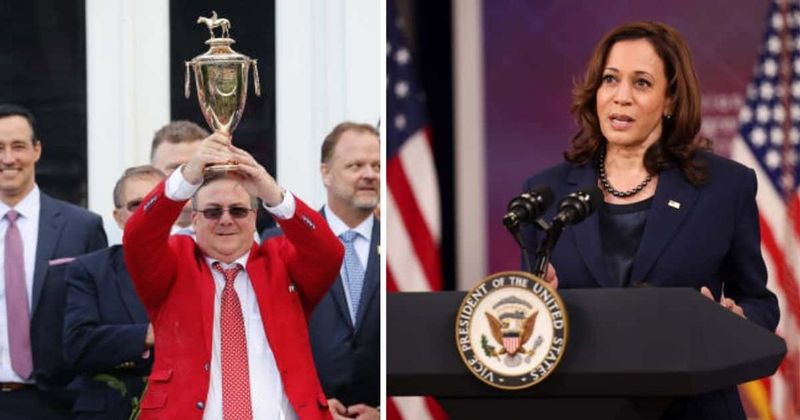 Who is Eric Reed? Kentucky Derby winner Rich Strike's trainer slammed for alleged SICK Kamala Harris tweet