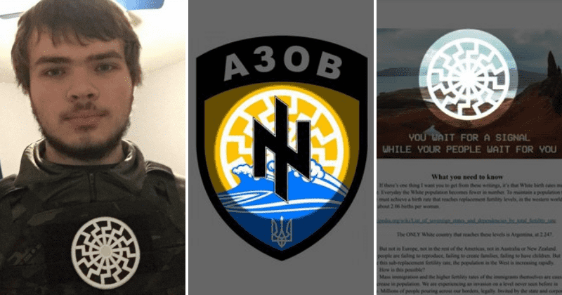 Payton Gendron's use of Black Sun icon sparks BIZARRE debate over Ukrainian Azov battalion