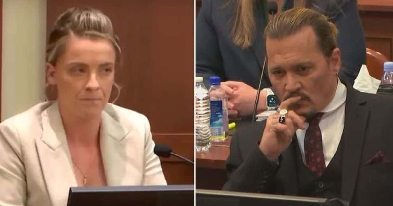 Johnny Depp's STARE goes viral as he shoots daggers at Whitney Henriquez during 'staircase' testimony