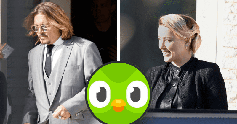 Duolingo slammed for mocking Amber Heard amid Johnny Depp defamation case