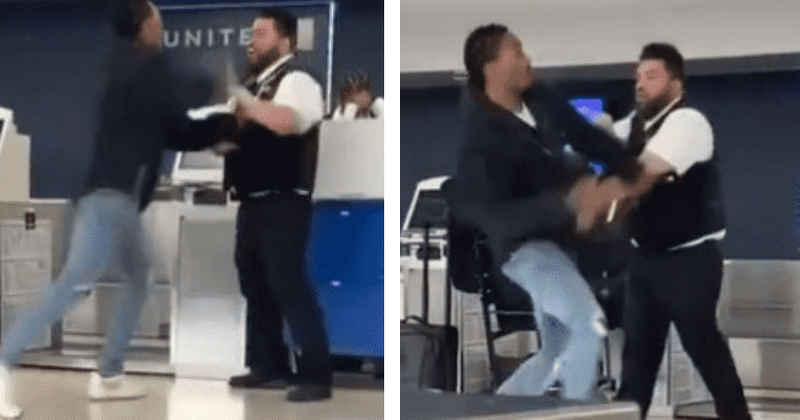 United Airlines FIRES worker who got punched after picking a fight with ex-NFL star Brendan Langley