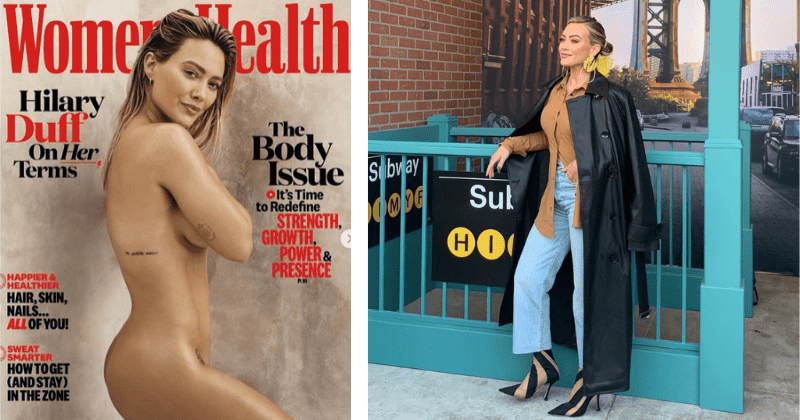 'I take everything off?': Hilary Duff recalls 'scary' experience posing nude for magazine cover shoot