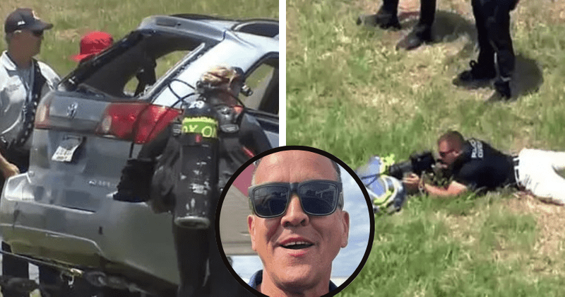 GATOR OVERWATCH: Snipers cover divers as they try to save woman and her son from alligator-infested pond