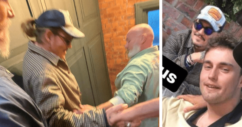 Johnny Depp enjoys a pint with Sam Fender in Newcastle pub on verdict day, sends locals into frenzy