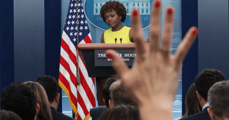 'WE'RE GOING TO KEEP ASKING?': Press turns on Karine Jean Pierre after another shambolic briefing