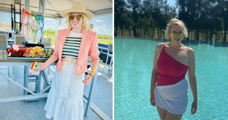 Rebel Wilson, who lost 80lbs in 2020, says she isn't feeling guilty about gaining 7lb on vacation
