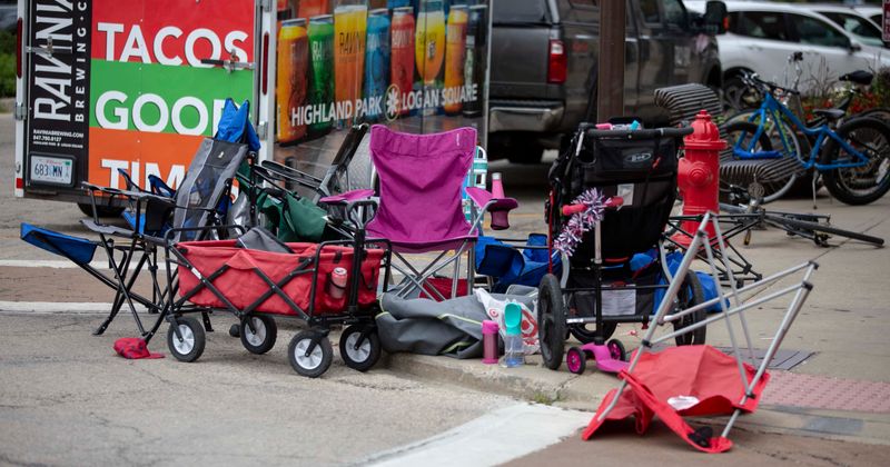 Highland Park shooting: Terrified father hid his son in dumpster to save his life from crazed gunman