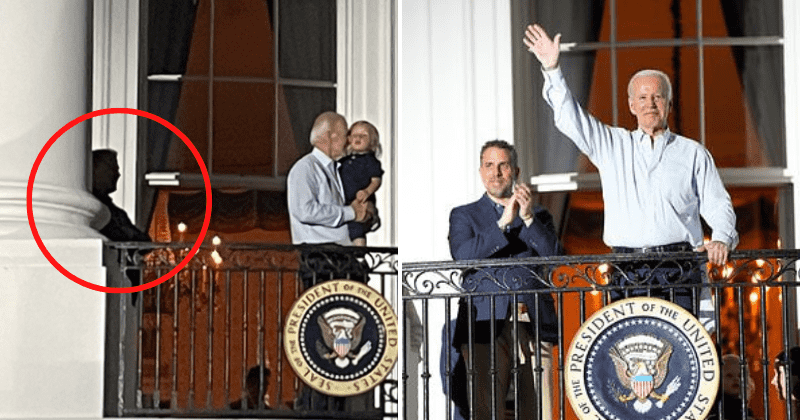 Hunter emerges from the shadows: Biden slammed for sharing White House balcony with disgraced son