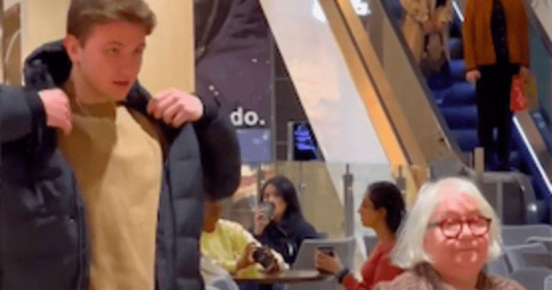 Elderly woman who appeared in Harrison Pawluk's viral TikTok reveals she was filmed without consent