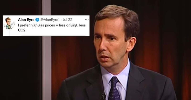 'I prefer high gas price': State Department worker Alan Eyre under fire for 'out of touch' tweet