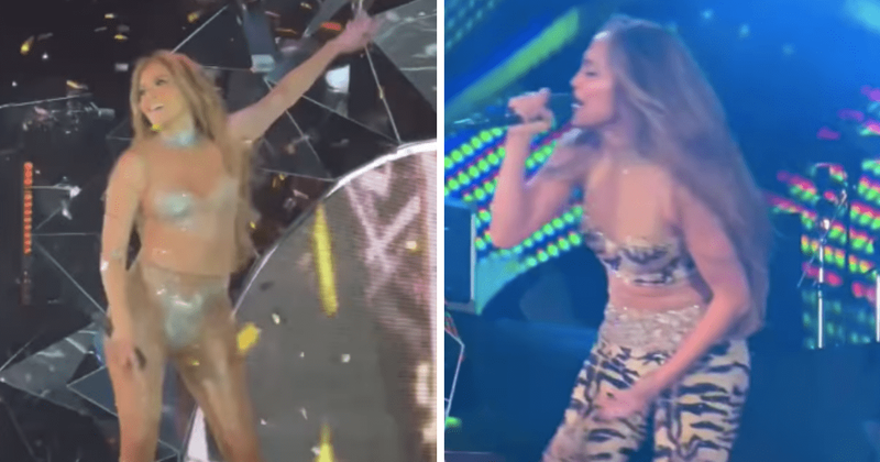 Jennifer Lopez turns heads in sparkling nude bodysuit at UNICEF concert in Capri