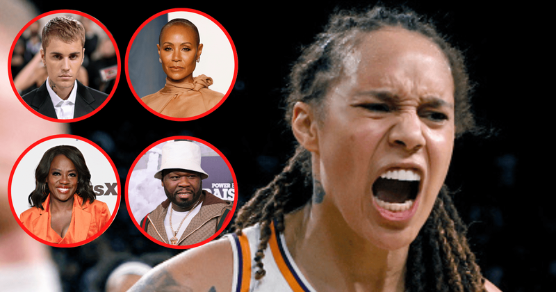 'This is WILD': Justin Bieber, Jada Pinkett Smith, 50 Cent condemn Brittney Griner’s 9-year jail term in Russia