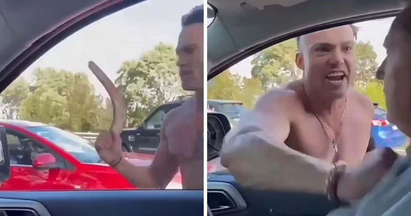 Edward von Moger: Shirtless man in 'Boomerang Attack' video is brother of 'Mr Universe' Calum von Moger