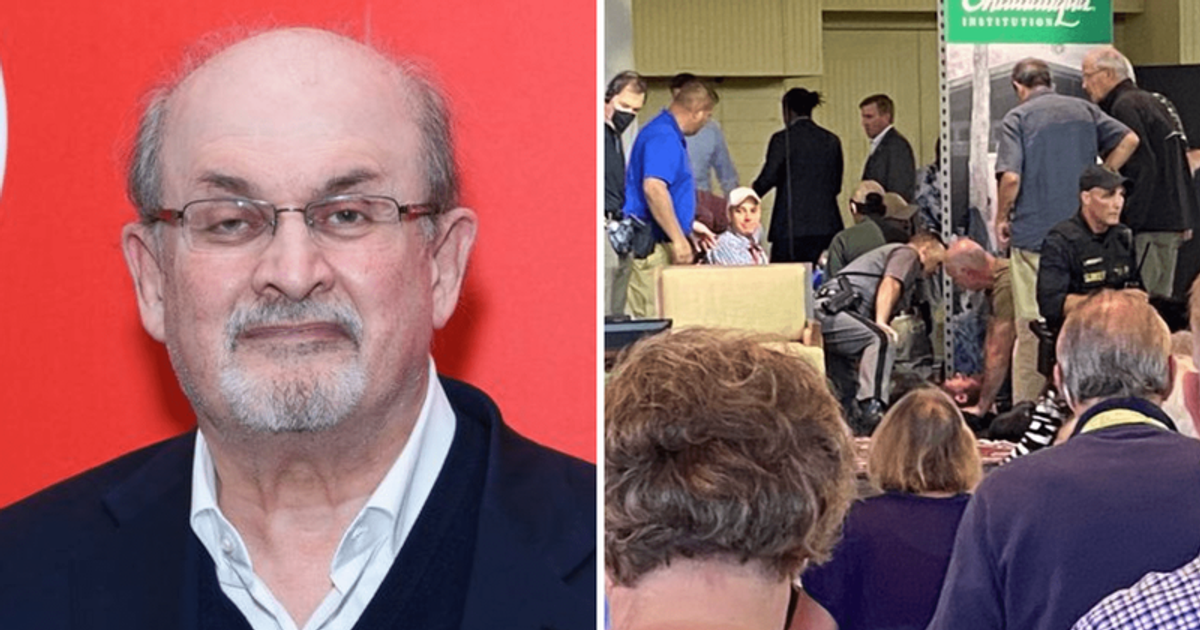 How Salman Rushdie's stabbing unfolded: Blood erupted in spurts as author was knifed upto 15 times on NY stage