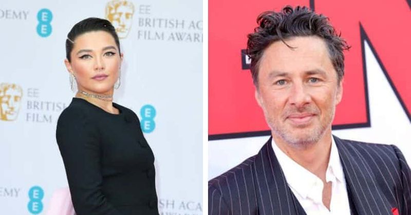 Florence Pugh and Zach Braff in SPLITSVILLE! Stars call it quits after three years of dating