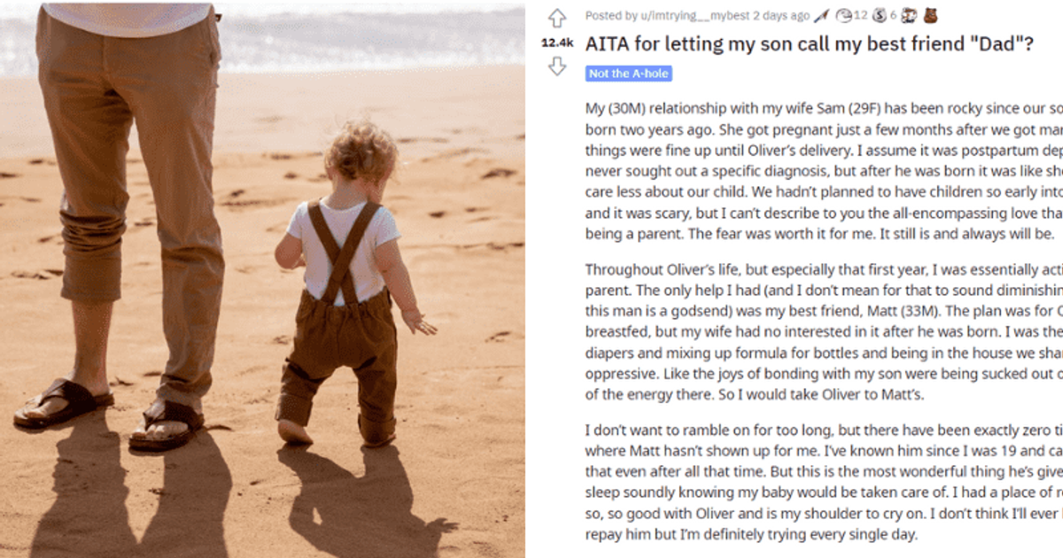 'Apologize to your wife': Internet divided as father allows son to refer to his friend as 'daddy'