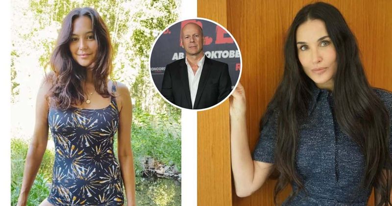 Emma Heming Willis dazzles in printed swimsuit designed by husband Bruce Willis’ ex Demi Moore