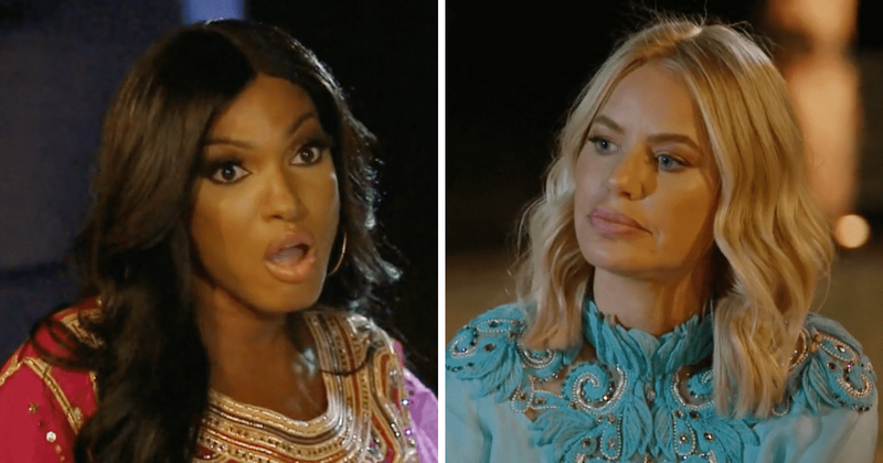 Lesa Milan and Caroline Stanbury get into a standoff on 'RHODubai' season finale