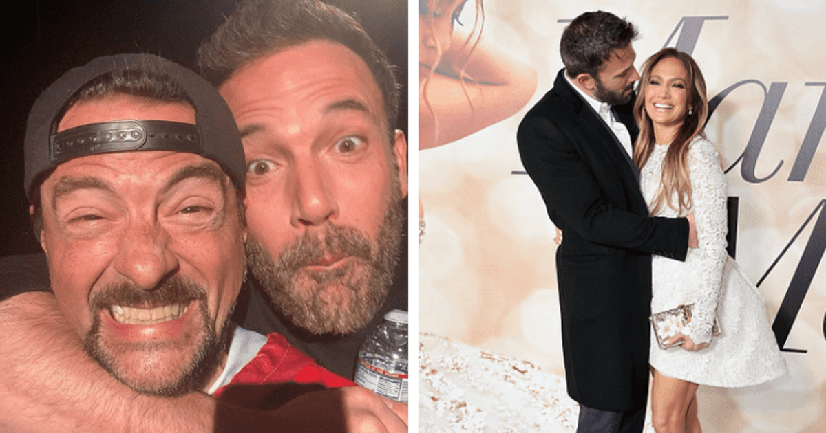 ‘He was radiating f*****g joy’: Kevin Smith says Ben Affleck is ‘happiest’ after marrying Jennifer Lopez