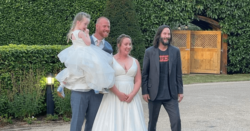 'It's been insane': Couple whose wedding Keanu Reeves crashed delighted at newfound fame