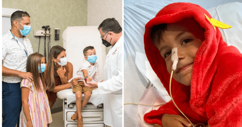 Doc dad heroically saves 4-yr-old son's life after he was IMPALED on metal straw that pierced his carotid