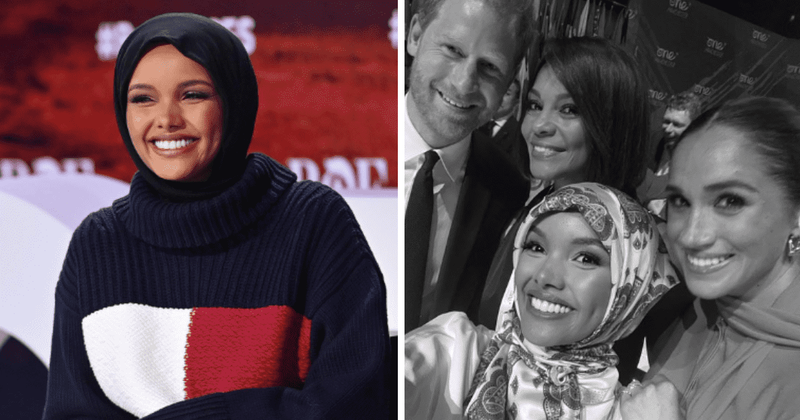 Who is Halima Aden? Former burkini supermodel calls Meghan Markle 'beyond inspiring' after selfie with the royals