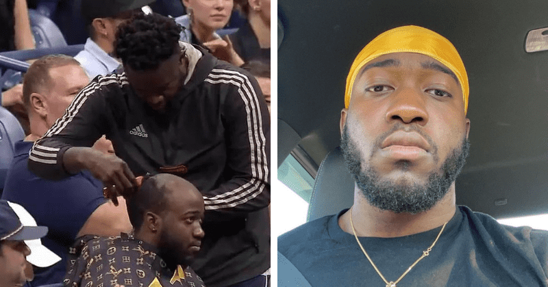 'Now we've seen everything': YouTuber JiDion kicked out of US Open for GETTING A HAIRCUT court-side during match