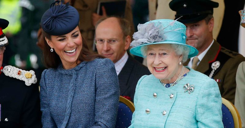 Kate Middleton LOOKS TENSE in first pictures since the Queen's death as she picks up children from school