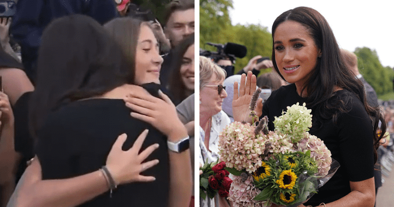 Amelka Zak: Teen who hugged Meghan Markle says she 'looks up' to her and 'wanted her to feel welcome'