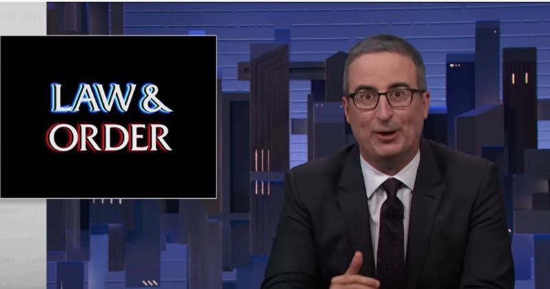 'He should be deported': Eterno-whiner John Oliver slammed for calling 'Law & Order' a 'pro-police commercial'