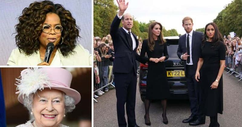 Firestarter Oprah believes Queen's death could reunite Harry and Meghan with royal family, year after infamous interview