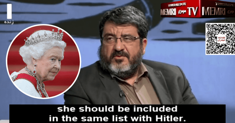 'One of the greatest criminals in the history of mankind': Iranian TV compares Queen to HITLER, says she 'killed millions'
