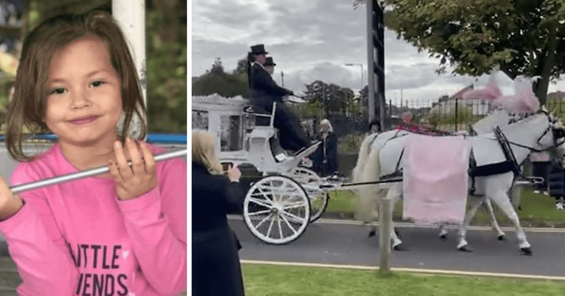 Olivia Pratt-Korbel: Mourners wear pink to slain 9-year-old's funeral as family remembers 'bubbly' girl