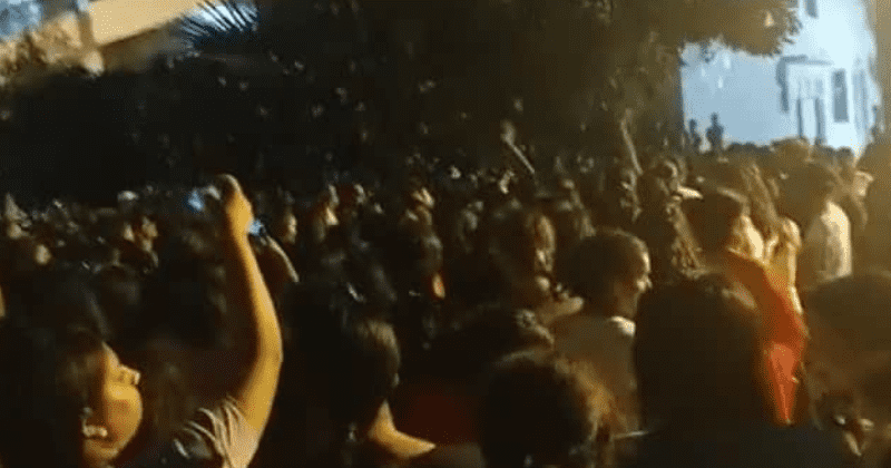 Massive protests erupt after videos of female students 'bathing' leaked online